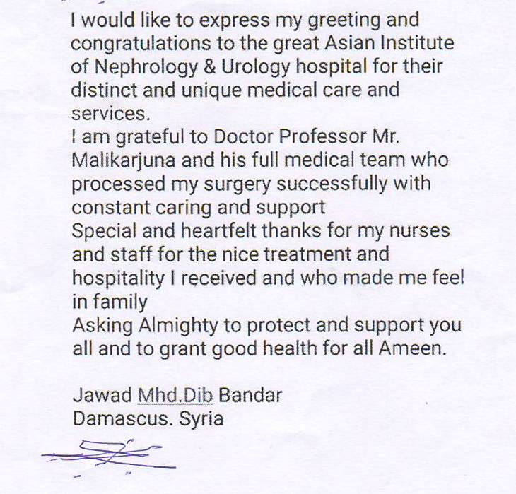 patient testimonials
